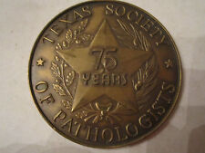 1996 TEXAS SOCIETY OF PATHOLOGISTS PAPER WEIGHT - 75 YEARS - 2 1/2