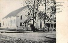 c.1905 Church of Blessed Sacrament Fulton St. & Euclid Ave. Brooklyn NY postcard picture