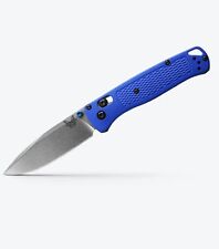 BENCHMADE 535 Bugout Knife Blue Folding RARE Collectible Grivory Handle picture