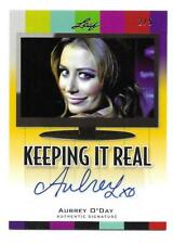 AUBREY O'DAY 2011 Leaf POP CENTURY KEEPING IT REAL Autograph #'d 2/5 DANITY KANE picture