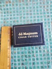Vintage 44 Magnum Cigar Punch Cutter Bullet In Box With Pouch & Insert picture