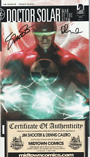 DOCTOR SOLAR #1   SIGNED BY JIM SHOOTER / DENNIS CALERO WITH C.O.A 2011  NICE picture