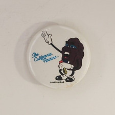 Vintage The California Raisins Singer Pinback Button 1987 Calrab Applause picture