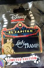 MINT Pre-Own Disney DSF El Capitan Lady&TheTramp Movie Marquee Si & Am Cats Pin* picture