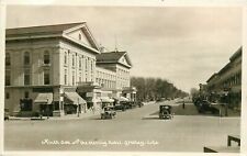 Postcard RPPC 1927 Colorado Greeley Ninth Avenue Sterling Hotel CO24-934 picture