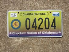 2016 Oklahoma Choctaw Nation License Plate OK Indian Tribal 0 420 4 Tribe picture