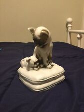 Vitage Cat & Kitten Music Box Made in Japen  picture