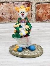 Clown Stone Avenue Figurine Collectors Paradise Circus Hobo Puppies Puppy Dog picture