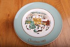 Christmas Plate by Wedgwood for Avon Christmas 1980 England picture