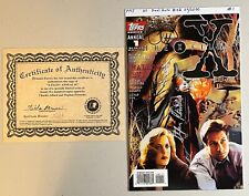 The X-Files Annual #1 Mulder Scully DF Dual Signed Edition w/COA Topps 1995 picture