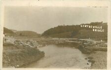 Glen Rock Pennsylvania 1911 Centerville Bridge RPPC Photo Postcard 21-4884 picture