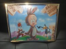 Rare 1994 Looney Tunes Warner Bros RABBIT SEASON framed Poster Art BUGS DAFFY  picture