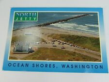 Vintage Postcard Ocean Shores WA North Jetty 30681 picture