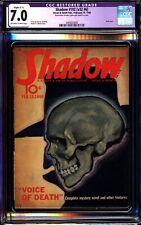 Shadow Pulp 192 (V32 #6) CGC 7.0 Classic Skull cover February 1940 slight C-1 picture