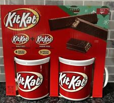 Kit Kat Gift Set with Two Mugs & Miniature & Snack Chocolates Bars 12 Ounce Mugs picture