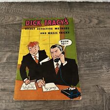 1939 DICK TRACY's SECRET DETECTIVE METHODS Digest Quaker Oats Tracy Magic Tricks picture