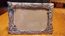 Vintage Seagull Pewter Picture Frame 3D Hummingbird Trumpet Vine picture