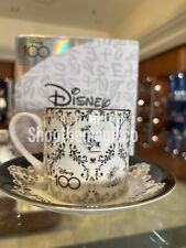 Disney Parks Exclusive English Ladies D100 Mickey Cup & Saucer 2023 picture