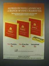 1975 Dunhill Premium, King, International Cigarette Ad picture