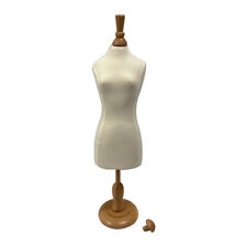 White Mini Jersey Cover Dress Form Female Mannequin Display Jewelry Base Stand picture