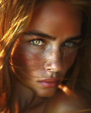 8X10 Beautiful Modeling Photo Art Print Gorgeous Eyes Pretty Photography Artwork picture