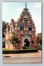 Lewes DE-Delaware, Zwaanendael House Honors 1st Dutch Settlement Chrome Postcard picture