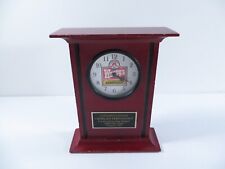 Vintage Wendy's Fast Food Restaurant 2002 Employee Award Mantel Clock picture