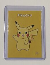 Pikachu Limited Edition Artist Signed Pokemon Trading Card 4/10 picture