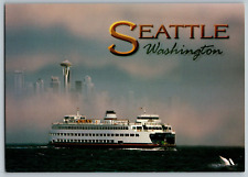 Seattle, Washington - Ship - Vintage Postcard 4x6 - Chrome - Unposted picture