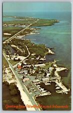 Postcard Florida Windley Key and Islamorada Greetings Aerial view 5K picture