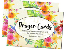 Prayer Card & Scripture Cards, 2 boxes 40 Cards 6
