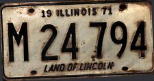 Vintage 1971 Illinois License Plate - Crafting Birthday MANCAVE slf picture