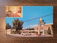Postcard WY Wyoming Kemmerer Motel Chateau Bi View Roadside picture