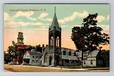 Herkimer NY-New York, Episcopal Church Vintage Souvenir Postcard picture