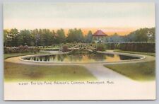 Postcard The Lily Pond Atkinson's Common Newburyport, Massachusetts picture