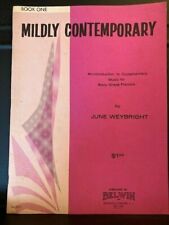 Mildly Contemporary Book1 Early Grade Pianists 1964  Vintage picture