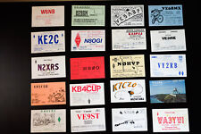 US lot of 54 QSL Radio Cards Collection picture