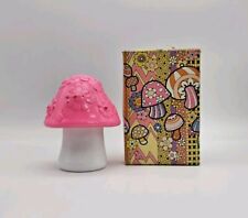 Vintage Psychedelic 60's 70's Avon Pink Mushroom Candle Used picture