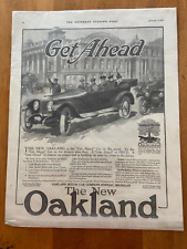 1915 Vintage Automobile Ad THE NEW OAKLAND  Pontiac Oakland Motor Car Company  picture