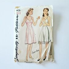1940s Vintage Simplicity 4628 Dress Slip Sewing Pattern picture