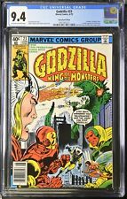 GODZILLA #23 CGC 9.4 OW/WP - NM - NEWSSTAND EDITION - AVENGERS picture