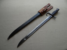 Japanese Type 30 Arisaka Bayonet, Scabbard and Leather Frog, WWII picture