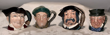 Lot of 4 Miniature ROYAL DOULTON Porcelain Toby Jugs picture