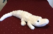 Amazing Ocean Jumbo White Alligator Plush 3’ Long Toreba Japan Detached Hangtag picture