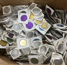 Lot Of 20 Different Mardi Gras Tokens In Sheets COLLECTION READY picture