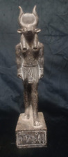 RARE ANTIQUE ANCIENT EGYPTIAN Hathor Statue Goddess of Protector Pharaonic BC picture