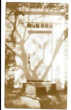 Colonial House Doorway RPPC Unknown Location New England? Real Photo postcard picture