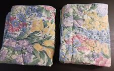 Glynda Turley Pillow Shams Glynda's Garden Standard SET of 2 Floral Cottage EUC picture