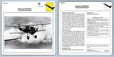 Hawker Demon - Fighter - Warplanes Collectors Club Card picture