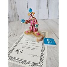 Ron Lee clown juggling marbles juggler vintage statue gold 1999 limited statue f picture